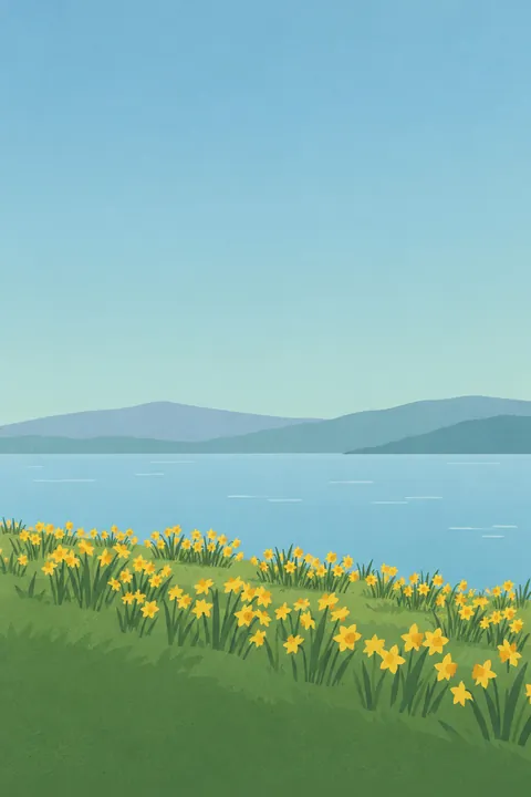 The day page picture for Daffodils.