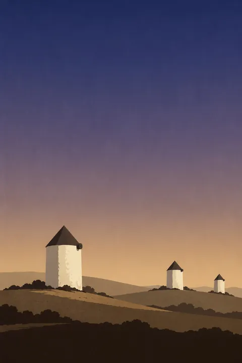 The day page picture for Don Quixote.